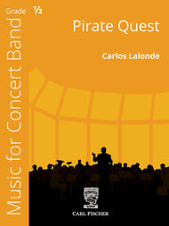 Pirate Quest Concert Band sheet music cover Thumbnail